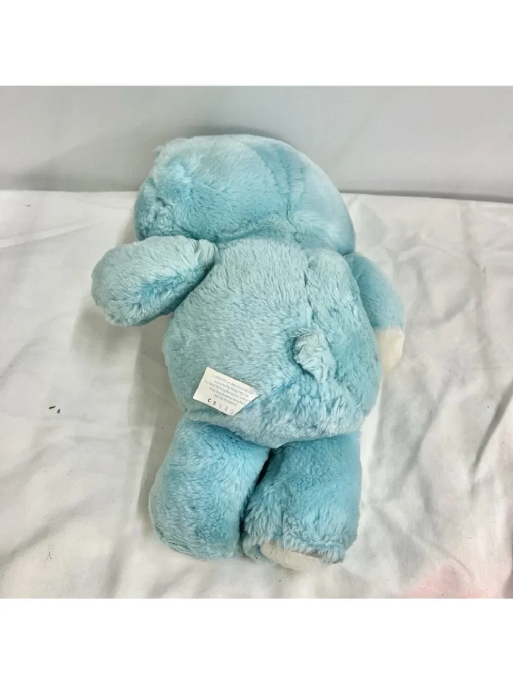 Vintage 2002 Care Bear, Sleepy Bedtime Bear Plush Toy, Blue Moon - 13”